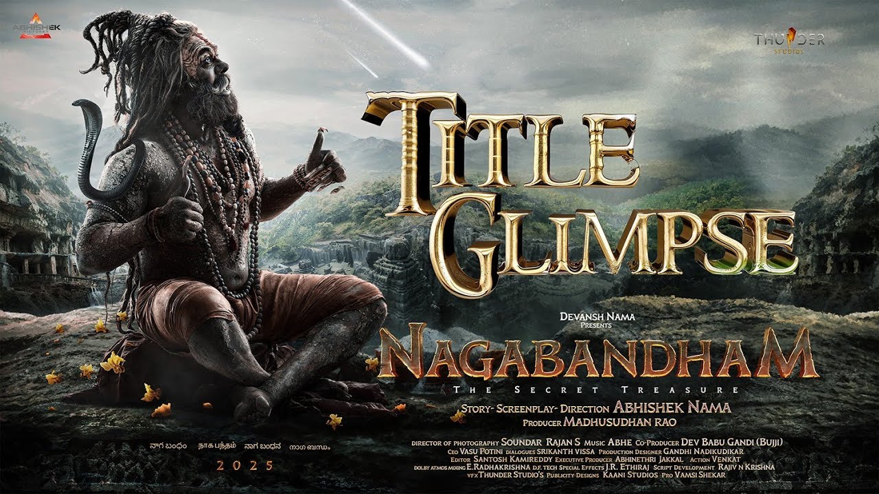 Revealing Nagabandham: A First Look at the Title Glimpse