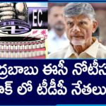 Election Commission Issued Notices to Chandrababu