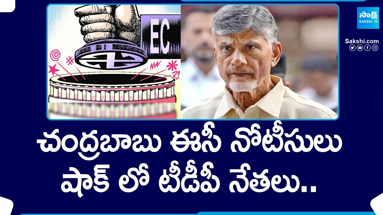 Election Commission Issued Notices to Chandrababu