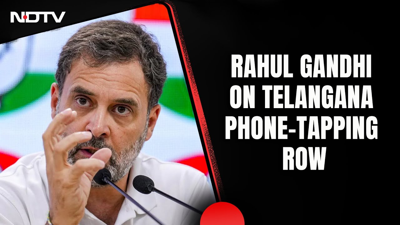 Telangana Phone Tapping Case: Rahul Gandhi Hits Out At KCR Over “Snooping” Row