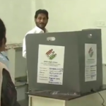 Andhra CM Jagan Mohan Reddy, TDP chief Chandrababu Naidu cast votes