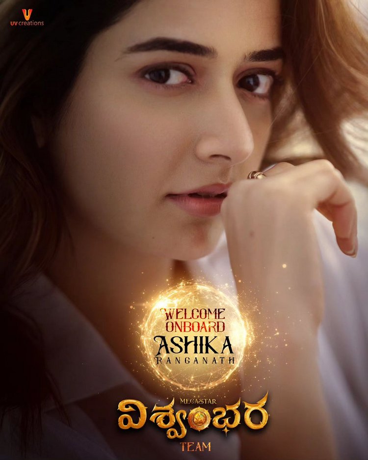 Ashika Ranganath Ventures into the Magical World of Chiranjeevi’s ‘Vishwambhara’