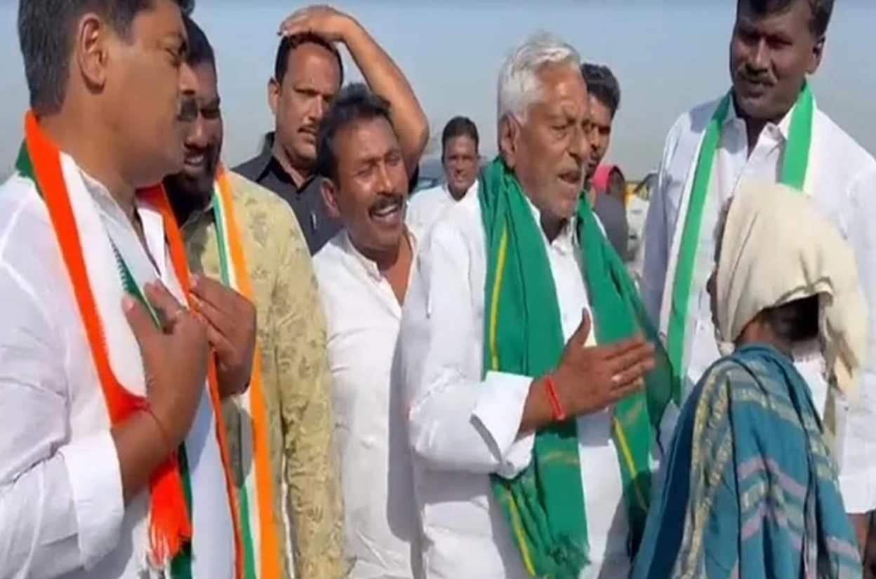 Telangana: Congress candidate Jeevan Reddy slaps woman