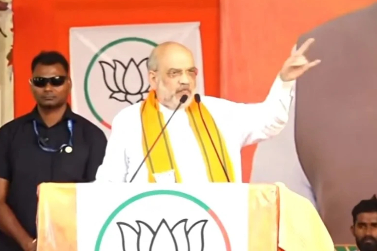 Revanth Reddy forwarded my fake video on reservation, says Amit Shah in T’gana rally