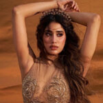 Janhvi Kapoor shimmers in golden outfit and flaunts tiara to add to the oomph
