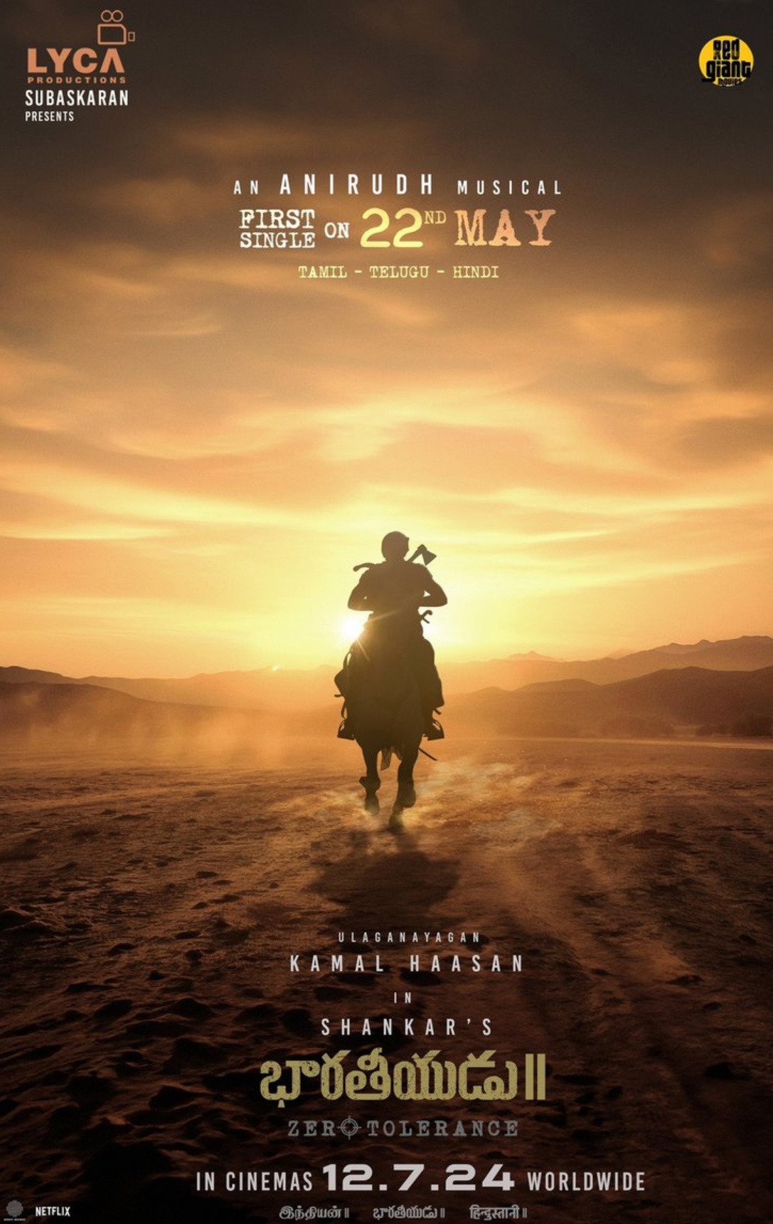 Official: Kamal Haasan and Shankar’s ‘Indian 2’ Set for July 2024 Release