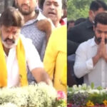 Balakrishna, Jr NTR pay tributes to NTR on birth anniversary