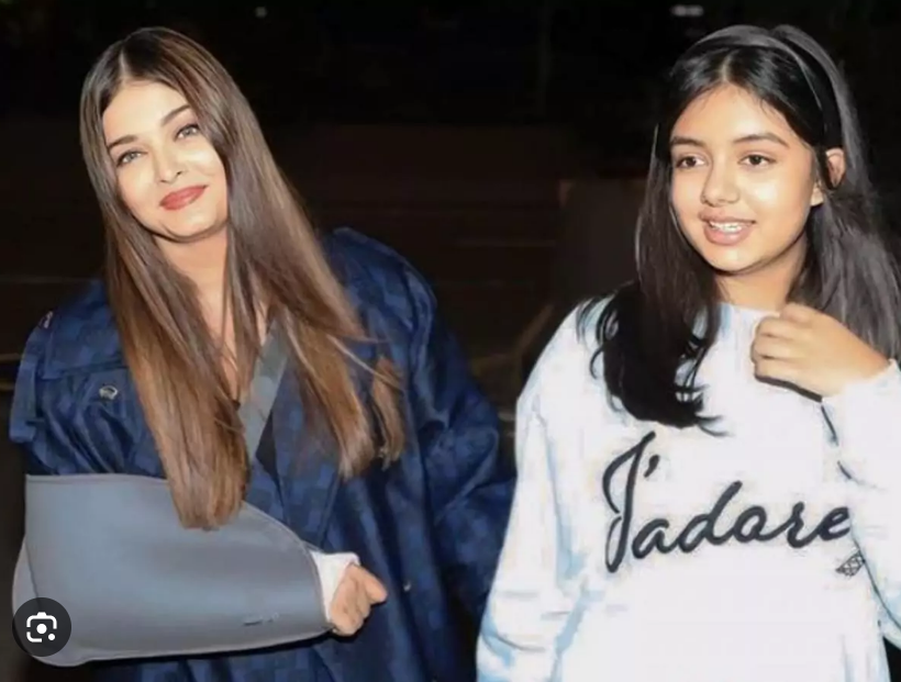 Aishwarya Rai spotted with an injured hand