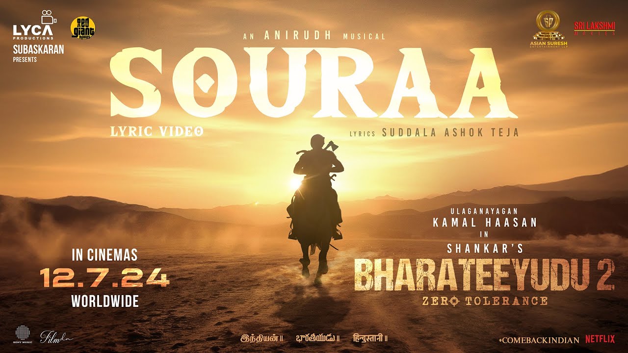 Bharateeyudu 2: Anirudh Captivates with Powerful First Single ‘Souraa’