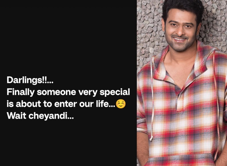 Prabhas Teases Fans With Mystic Social Media Post