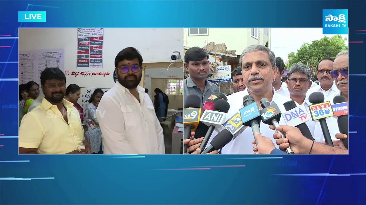Sajjala Ramakrishna Reddy Casts His Vote after Speaks To Media