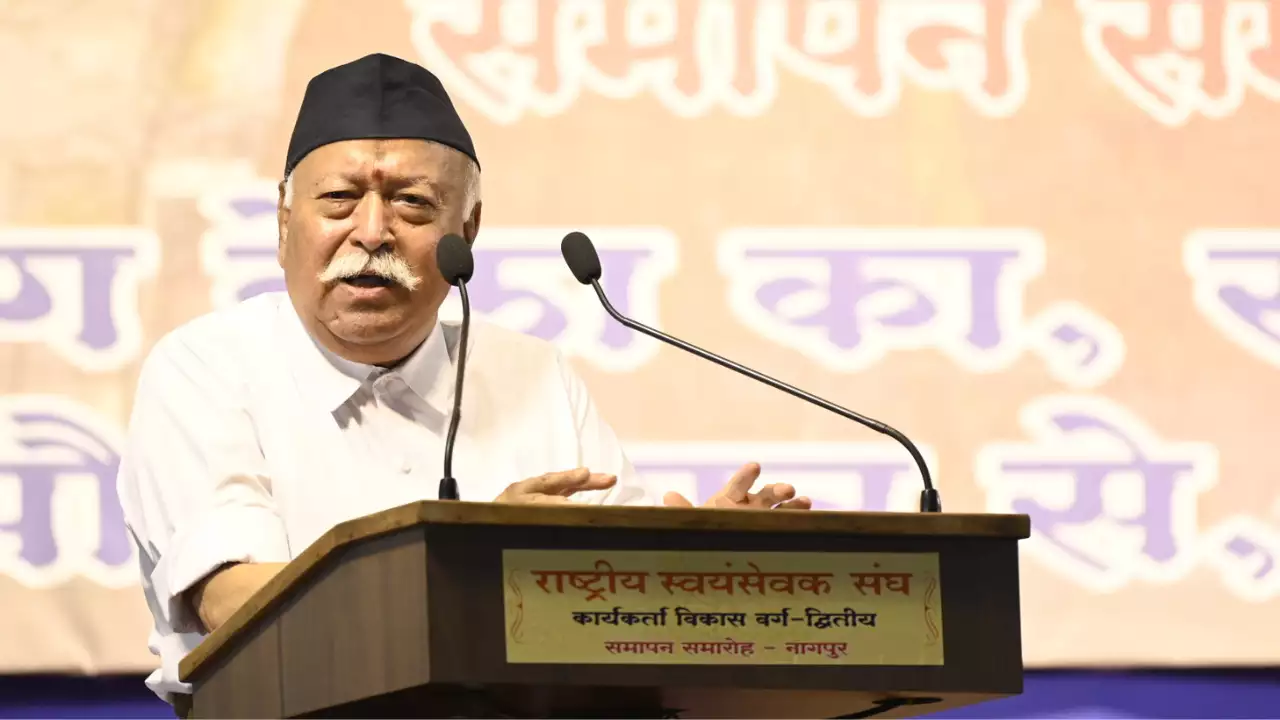 RSS Chief Asks Modi Govt. To Consider Manipur Violence On Priority