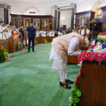 Narendra Modi elected as leader of NDA Parliamentary party, felicitated by allies