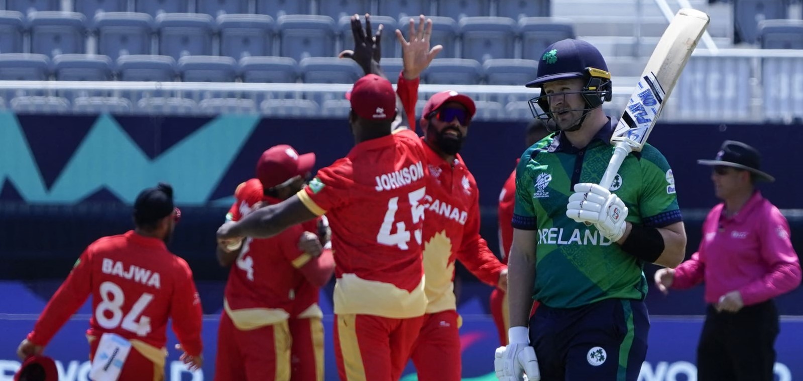 T20 World Cup: Canada prevail over Ireland by 12 runs in last-over thriller