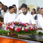 Telangana CM pays homage to senior Congress leader Srinivas