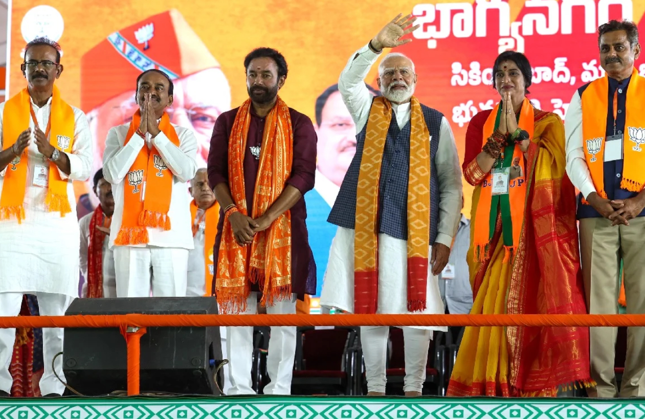 Exit Polls project BJP may double its tally in Telangana