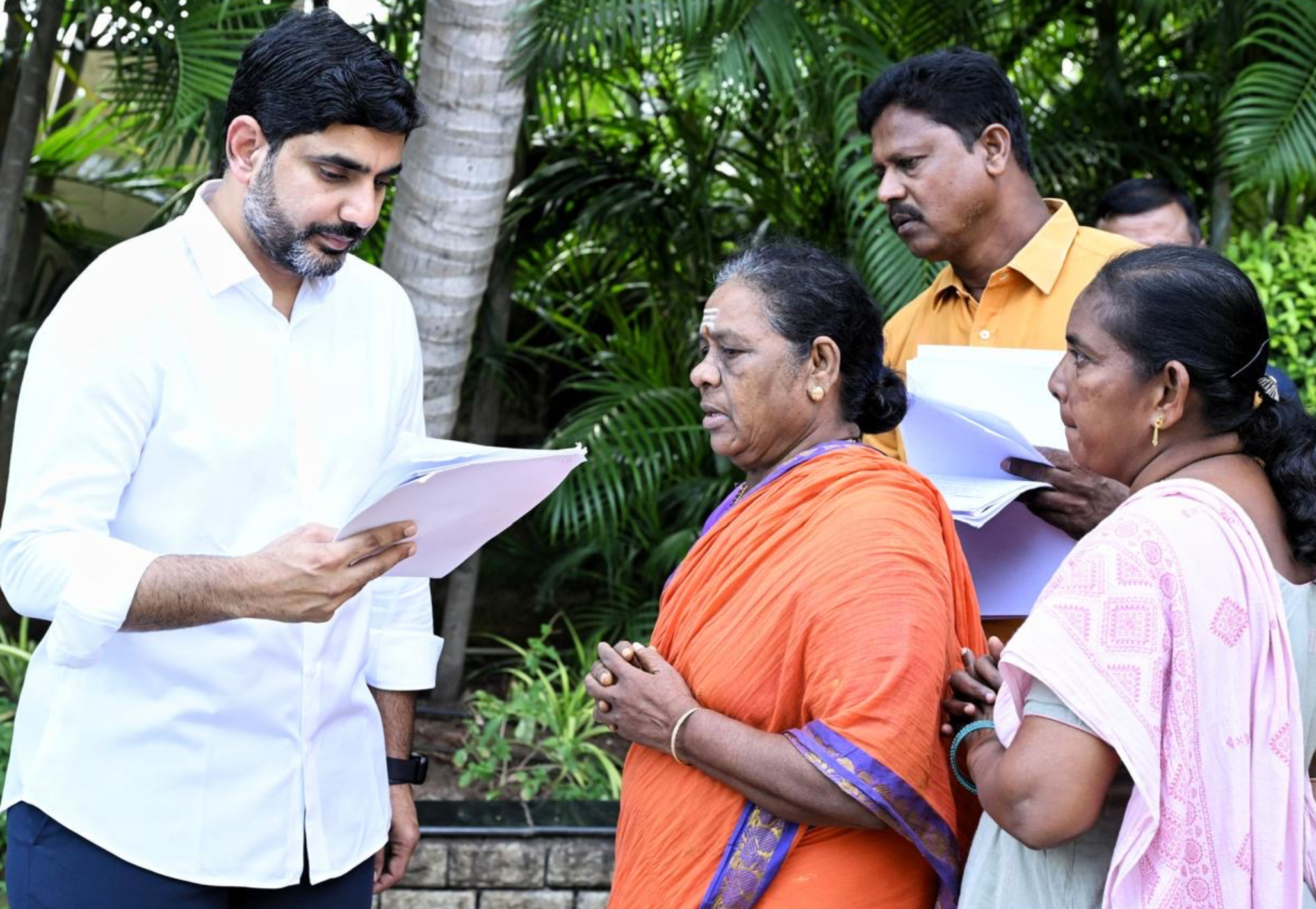 Nara Lokesh hold Praja Darbar in Mangalagiri