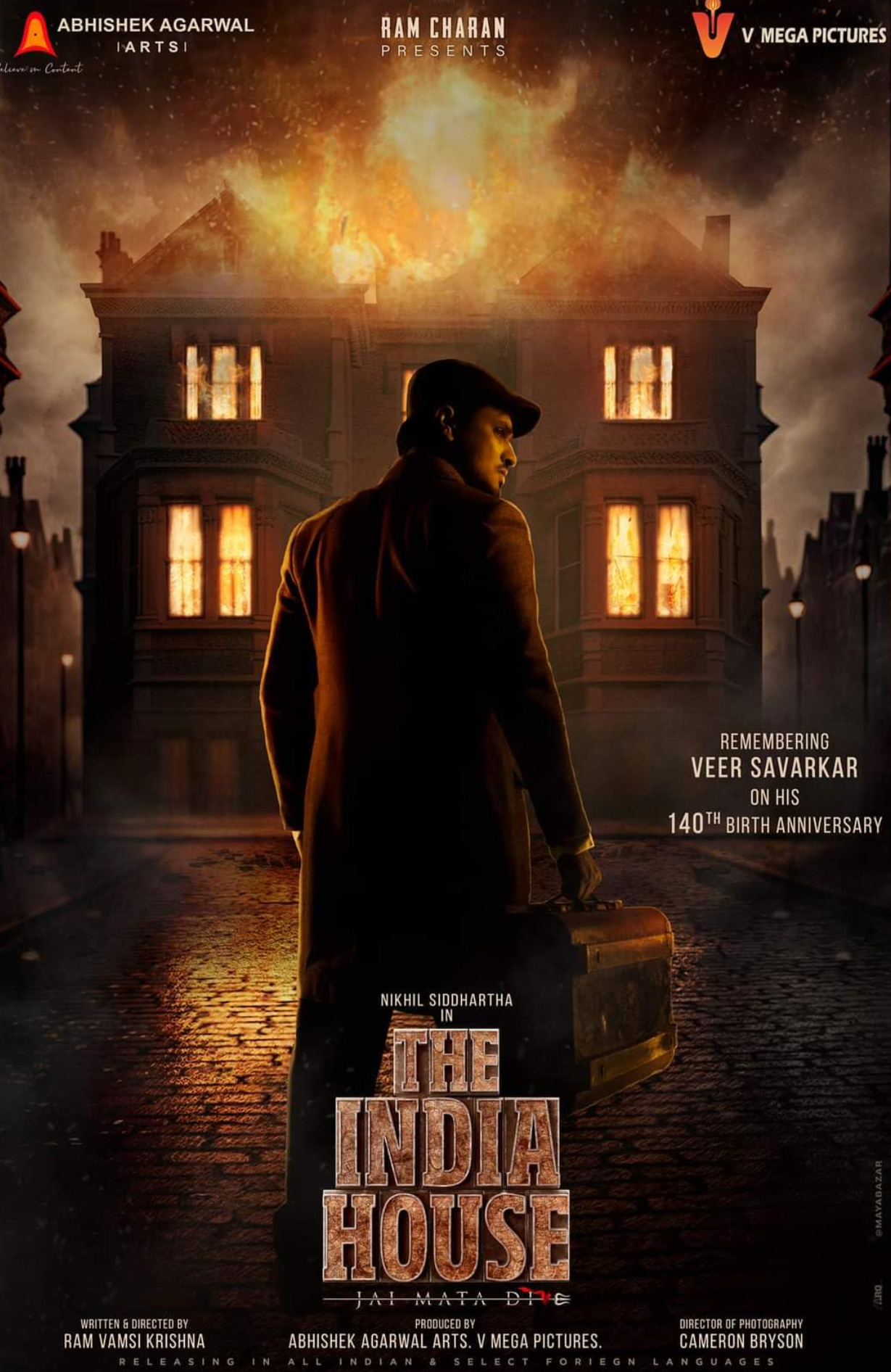 Ram Charan and Nikhil to Commence ‘The India House’ Muhurat Tomorrow