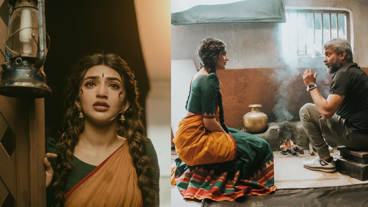 Hanu snapped with Sreeleela for a project?