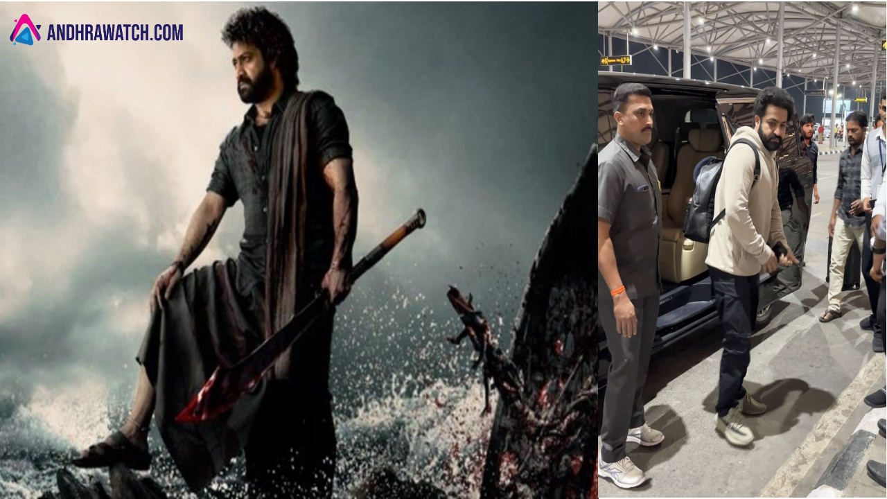 గోవా నుంచి హైదరాబాద్‌ కు చేరుకున్న దేవర!