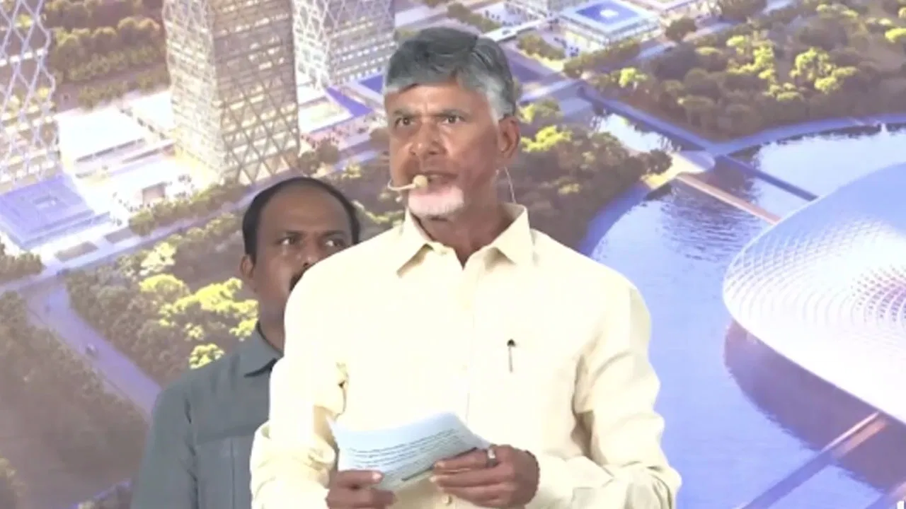 Chandrababu Asks L&T To Restore Amaravati Capital Works
