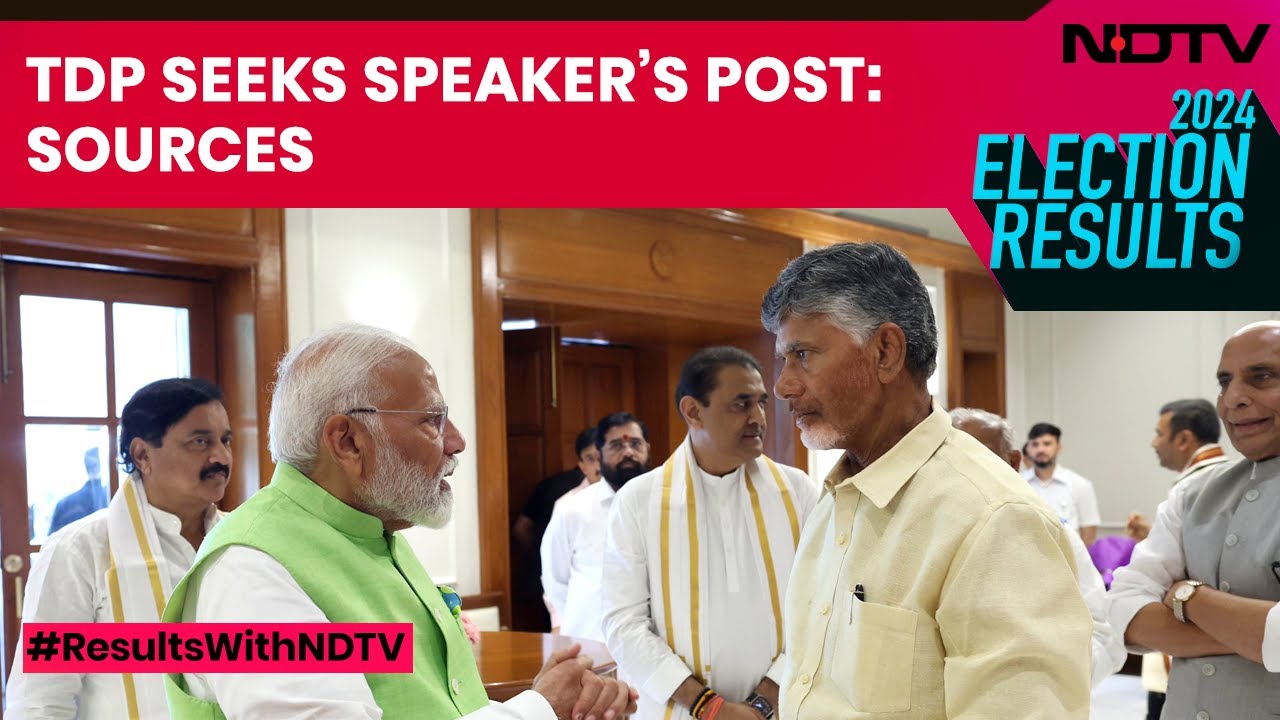 Chandrababu’s TDP Seeks Speaker’s Post In New Government Formation: Sources