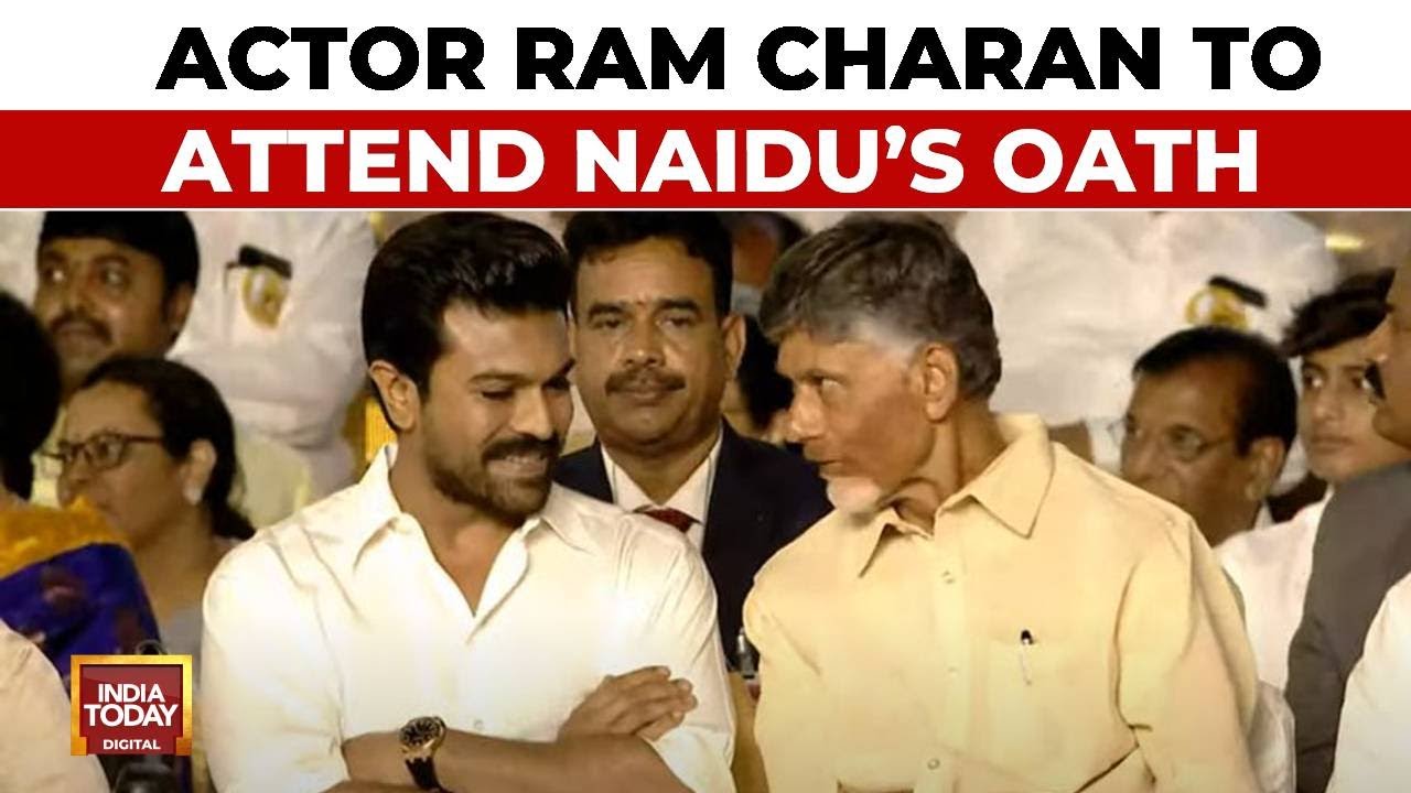 Ram Charan to Attend Chandrababu’s Oath Ceremony as Andhra Pradesh CM on June 12