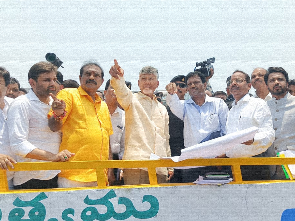 Chandrababu Inspected Polavaram After Five Years As CM