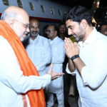 Amit Shah, Nadda meet Chandrababu Naidu ahead of swearing-in