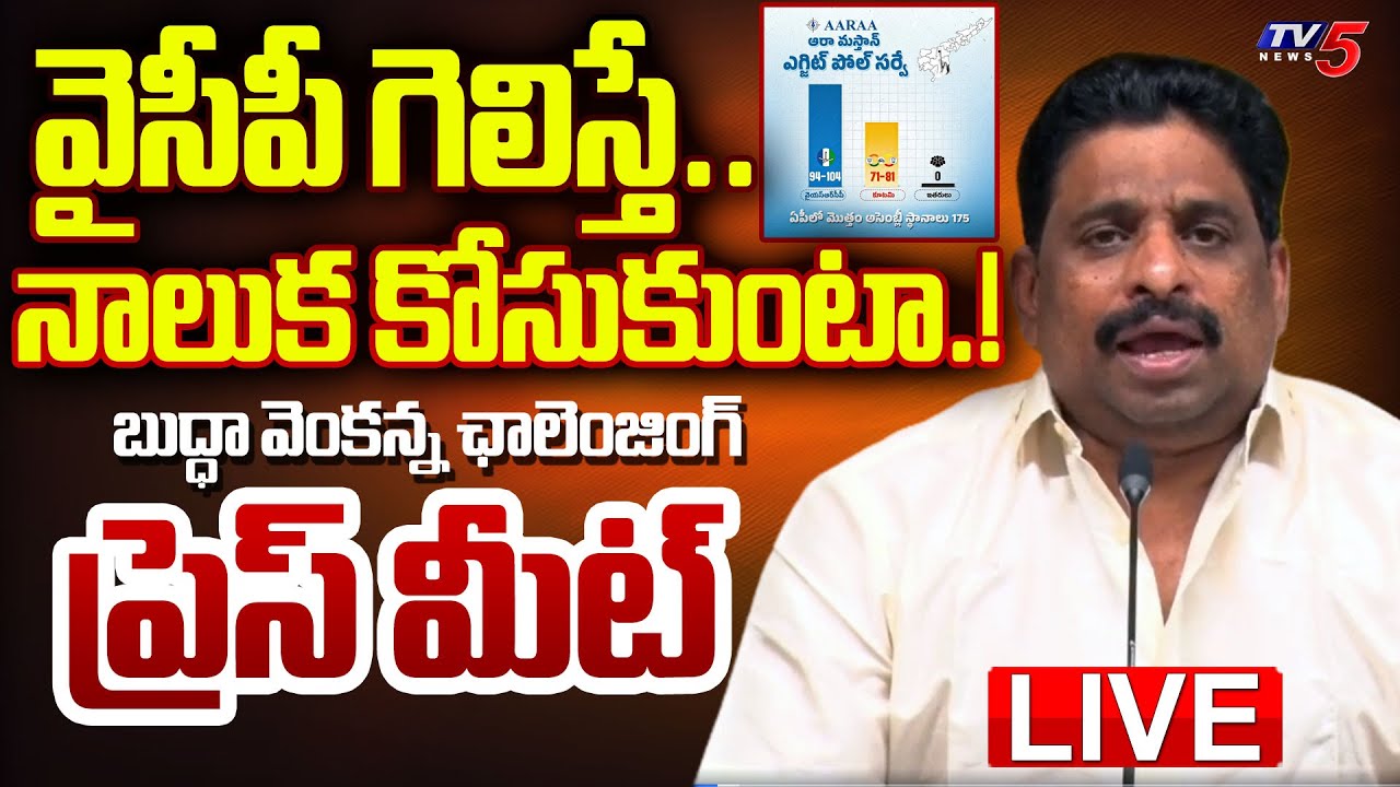 Buddha Venkanna’s Bold Tongue-Cutting Challenge Over Controversial Exit Polls