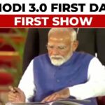 Modi Reaches PM Office Day After Oath