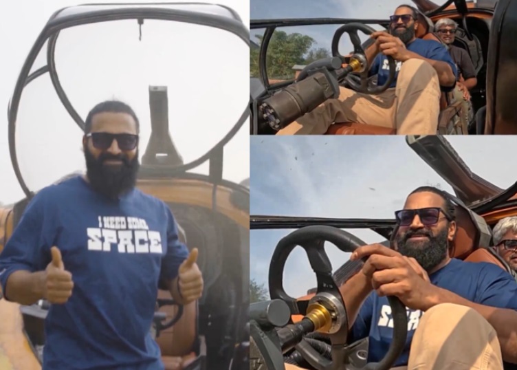  Kalki 2898 AD: Kantara Actor Rishab Shetty Meets Prabhas’ ‘Bujji’