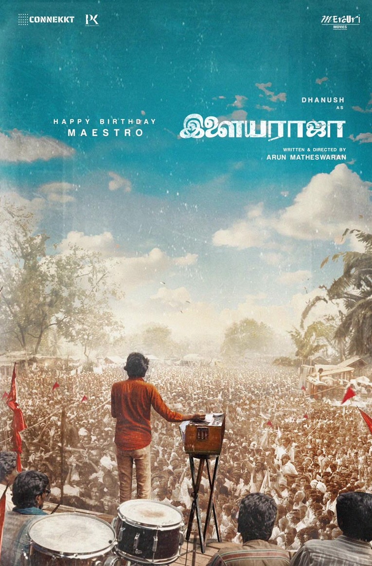 Dhanush Honors Ilaiyaraaja with a Striking New Poster on Maestro’s Birthday