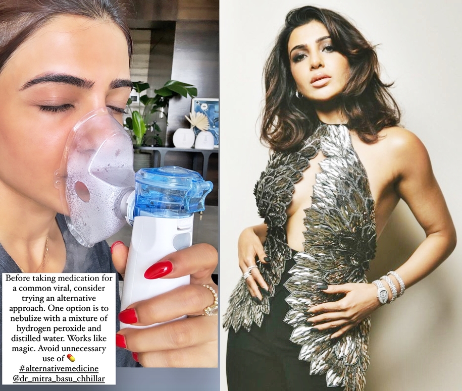 Samantha’s health advice: Avoid unnecessary medication, take the ‘alternative approach’