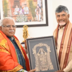 Naidu meets Union Minister Manohar Lal Khattar for support on urban infra projects