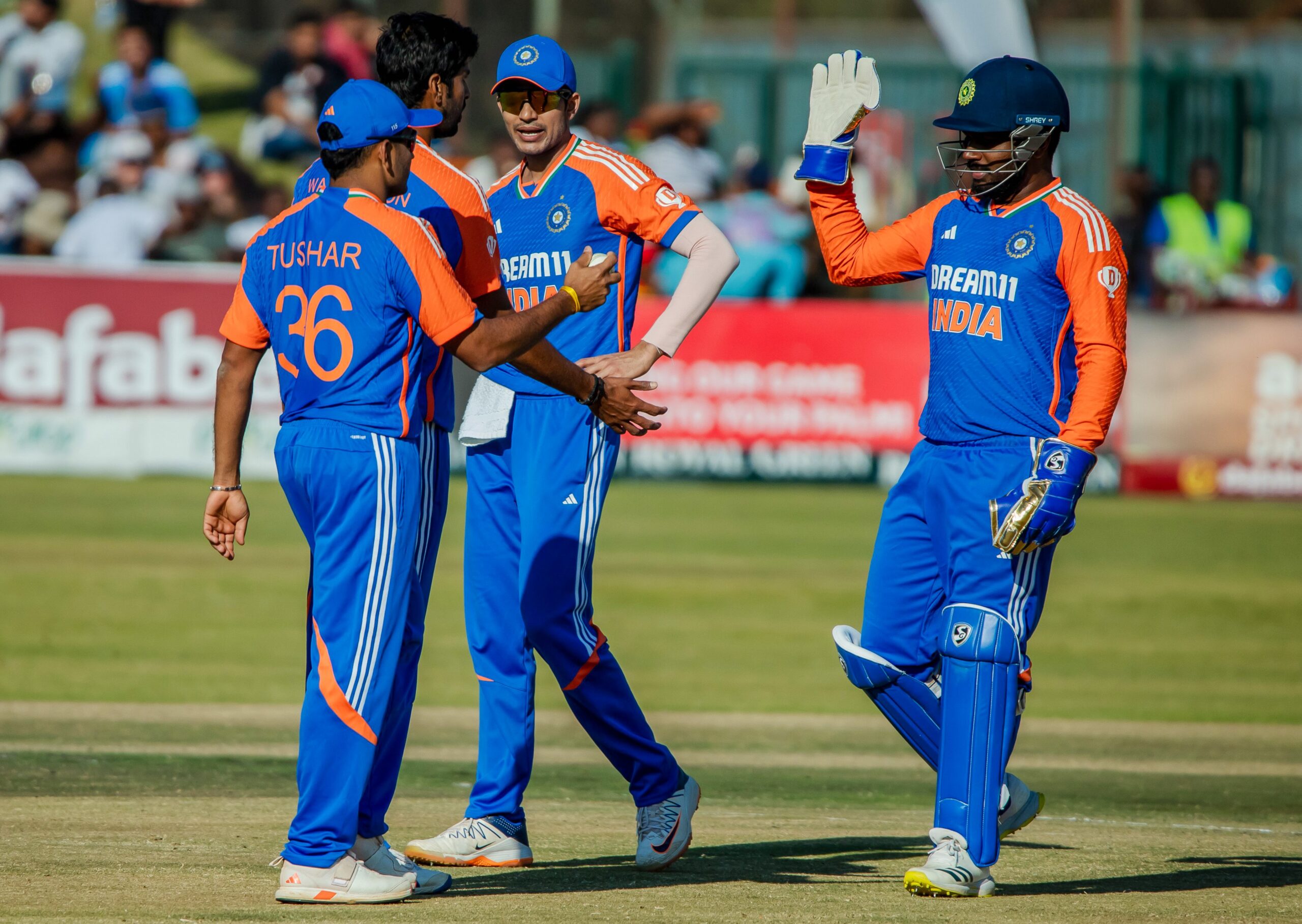 5th T20I: Sanju Samson & Mukesh Kumar star as India beat Zimbabwe by 42 runs; win series 4-1