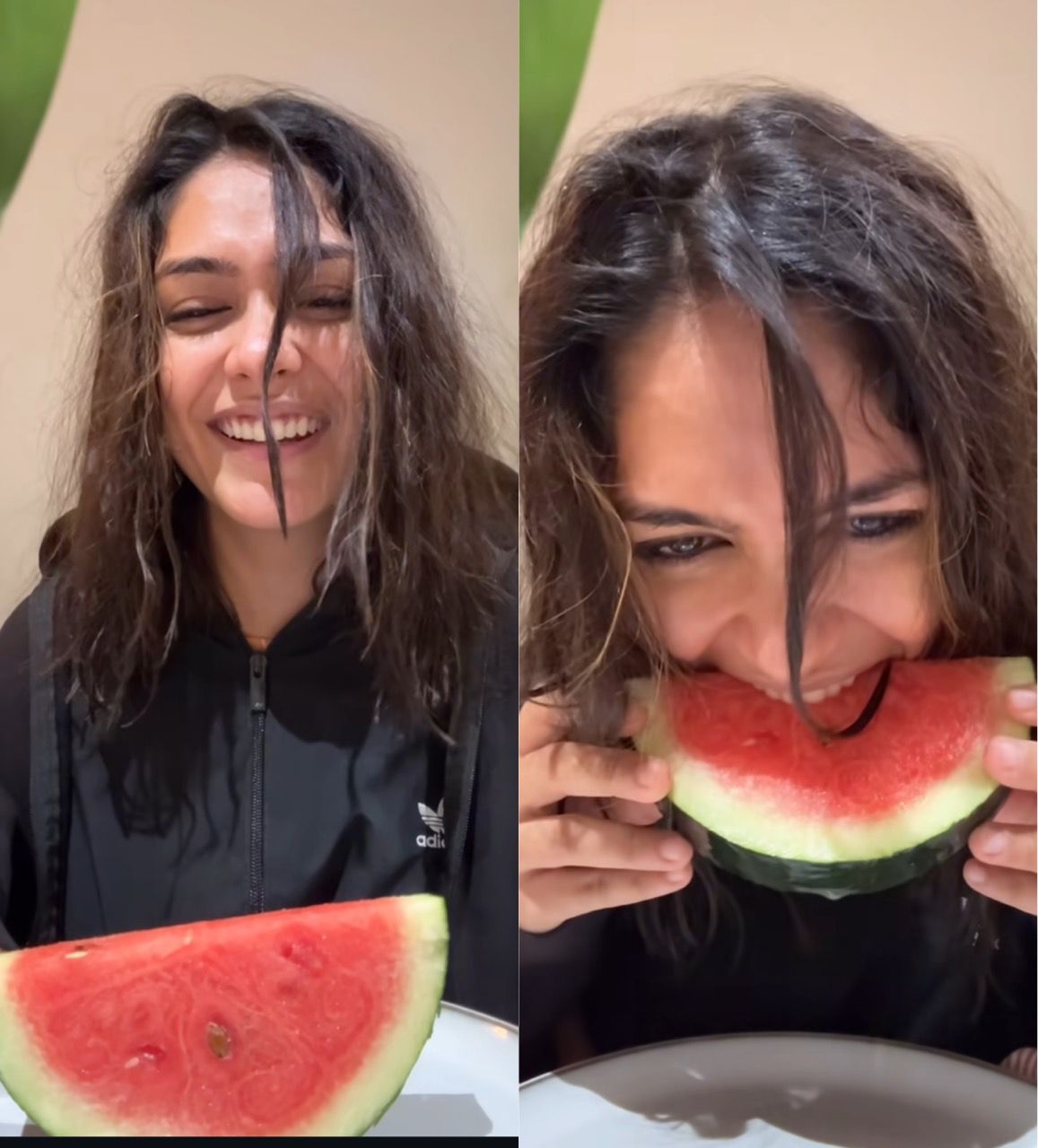 Mrunal Thakur’s watermelon eating video will leave you in splits