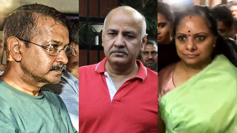 Liquor policy case: CM Kejriwal, Manish Sisodia, Kavitha’s judicial custody extended