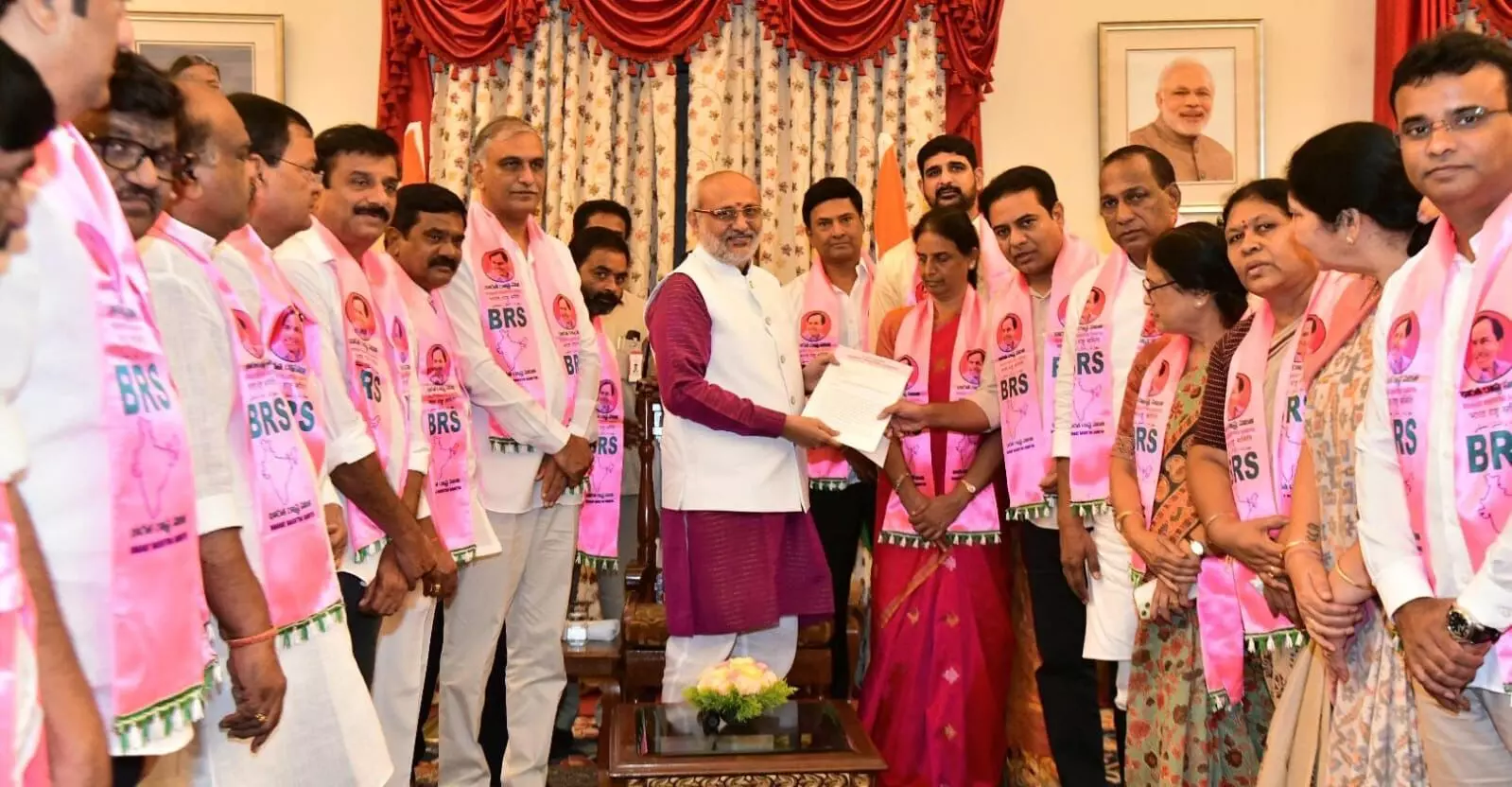 Governor promise  To Look Into Defections In Telangana!