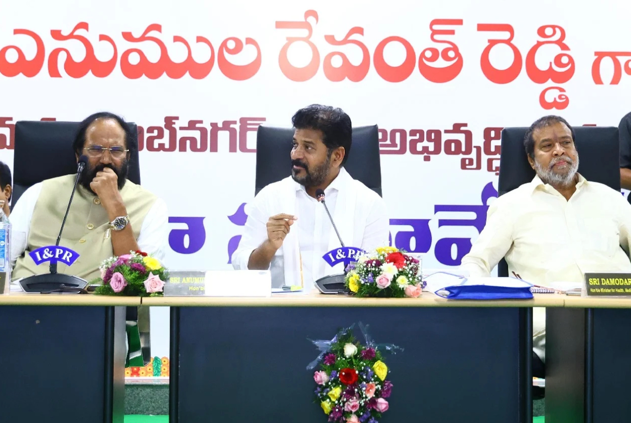 Where was democracy when KCR poached Congress MLAs, asks Revanth Reddy