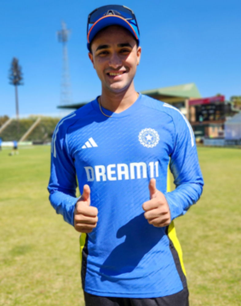 Abhishek’s whirlwind century, Gaikwad’s 77 not out carry India to massive 234/4