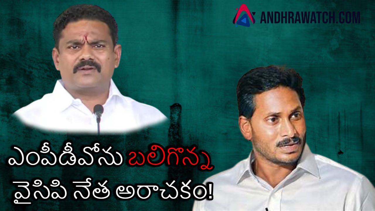 ఎంపీడీవోను బలిగొన్న వైసిపి నేత అరాచకం!