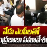 CM Chandrababu Naidu To Hold TDP Parliamentary Party Meeting