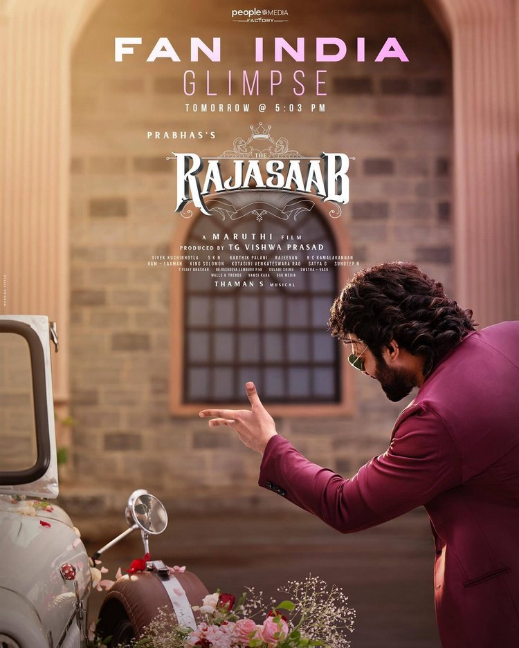 Countdown Begins: ‘The Raja Saab’ to Unveil ‘Fan India Glimpse’ Tomorrow