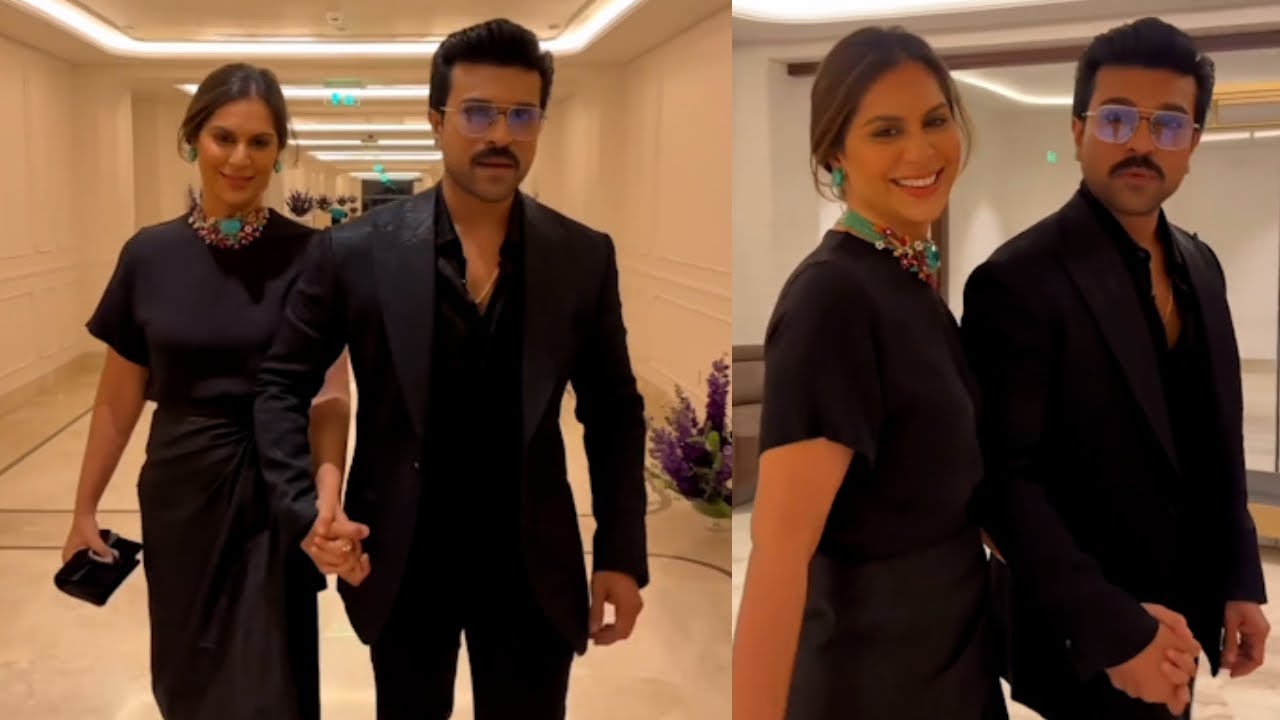 Ram Charan and Upasana Shine at Anant Ambani’s Wedding
