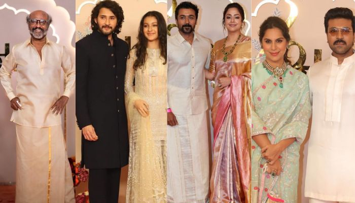 South Celebrities Who Graced Ambani’s Grand Wedding: Look Inside