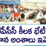 TPCC Executive Meeting In Praja Bhavan