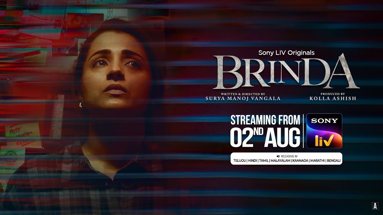 Trisha Krishnan essays a cop fighting internal conflicts in ‘Brinda’ trailer