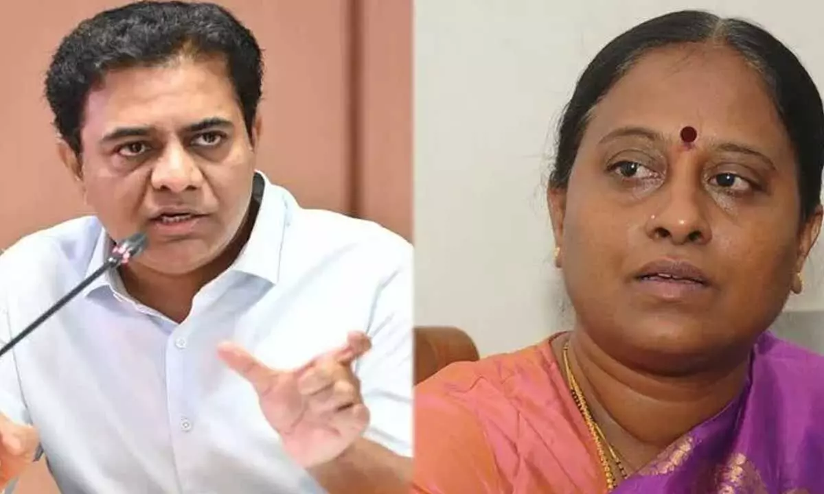 Minister Konda Surekha Condemns KTR’s Remarks on Women