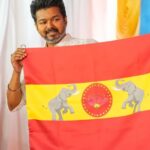 Tamil superstar-turned-politician Vijay unveils party flag